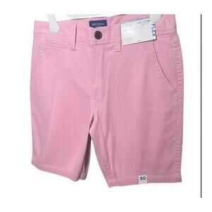 Arizona Jean Co. Dusty Rose Bermuda Shorts Classic Fit W 30 NWT
